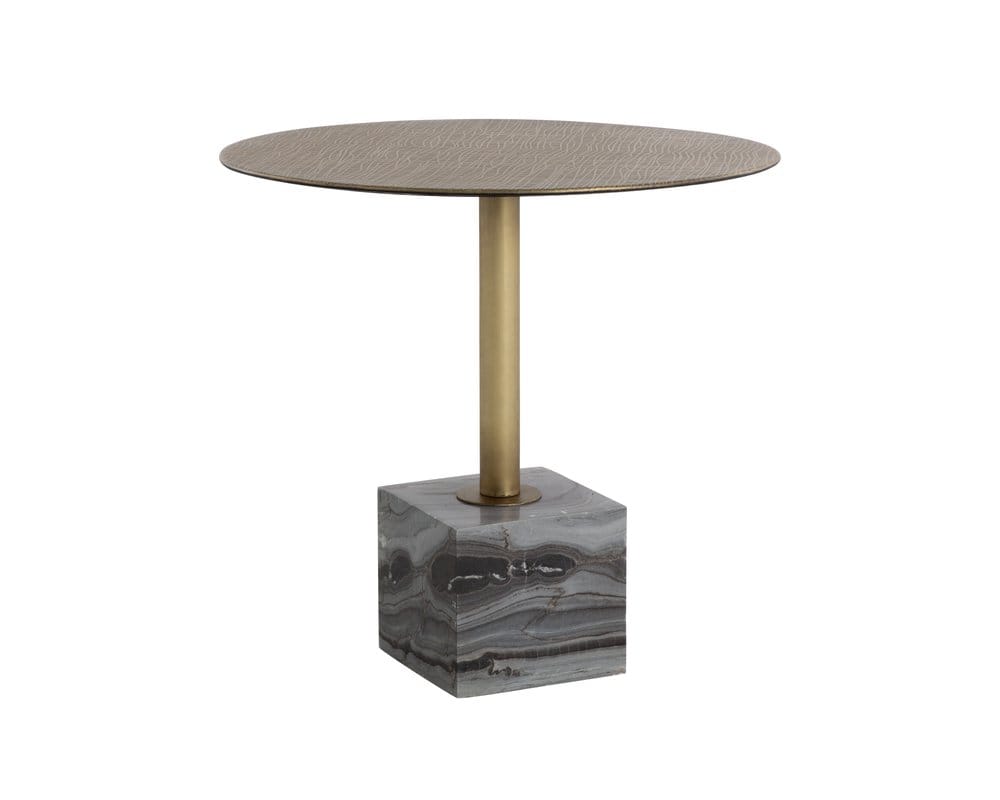 Sunpan - Kata Bistro Table - Grey Marble - 32in - 109640 view 1