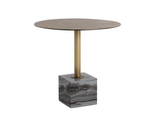 Sunpan - Kata Bistro Table - Grey Marble - 32in - 109640 view 1