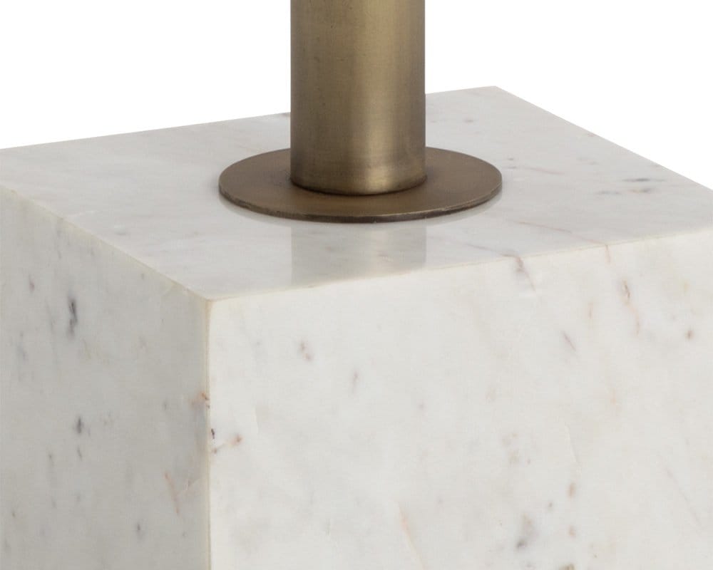 Sunpan - Kata Bistro Table - White Marble - 32in - 109639 view 5