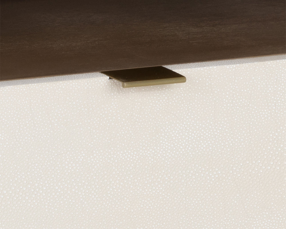 Sunpan - MIXT Kayden Nightstand - Oyster Shagreen - 107821 view 6