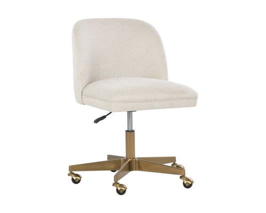 Sunpan - Kenna Office Chair - Belfast Oatmeal - 107655_CLOSEOUT view 1