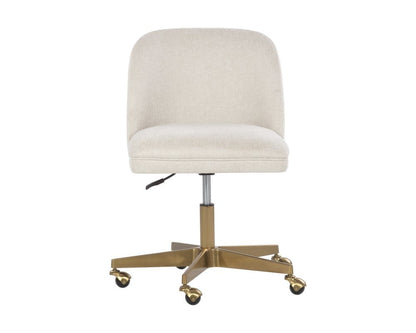 Sunpan - Kenna Office Chair - Belfast Oatmeal - 107655_CLOSEOUT view 2