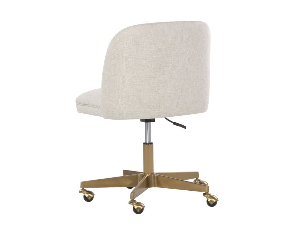 Sunpan - Kenna Office Chair - Belfast Oatmeal - 107655_CLOSEOUT view 4