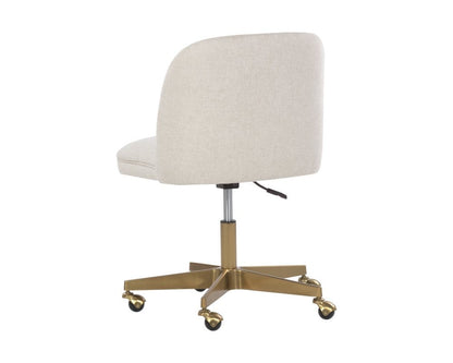Sunpan - Kenna Office Chair - Belfast Oatmeal - 107655_CLOSEOUT view 4