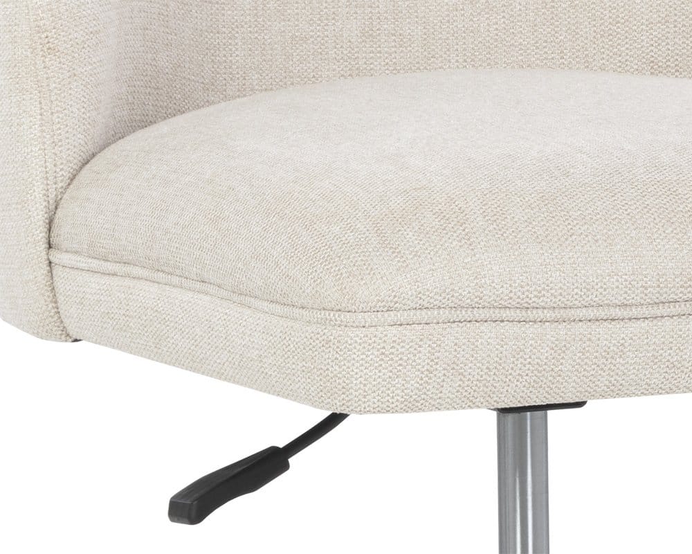 Sunpan - Kenna Office Chair - Belfast Oatmeal - 107655_CLOSEOUT view 6