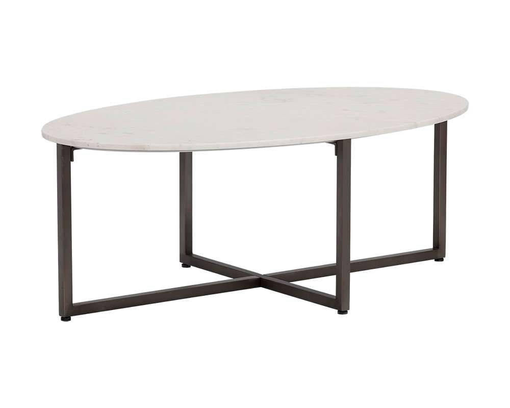Sunpan - Kiara Coffee Table Oval - 106523 veiw 3