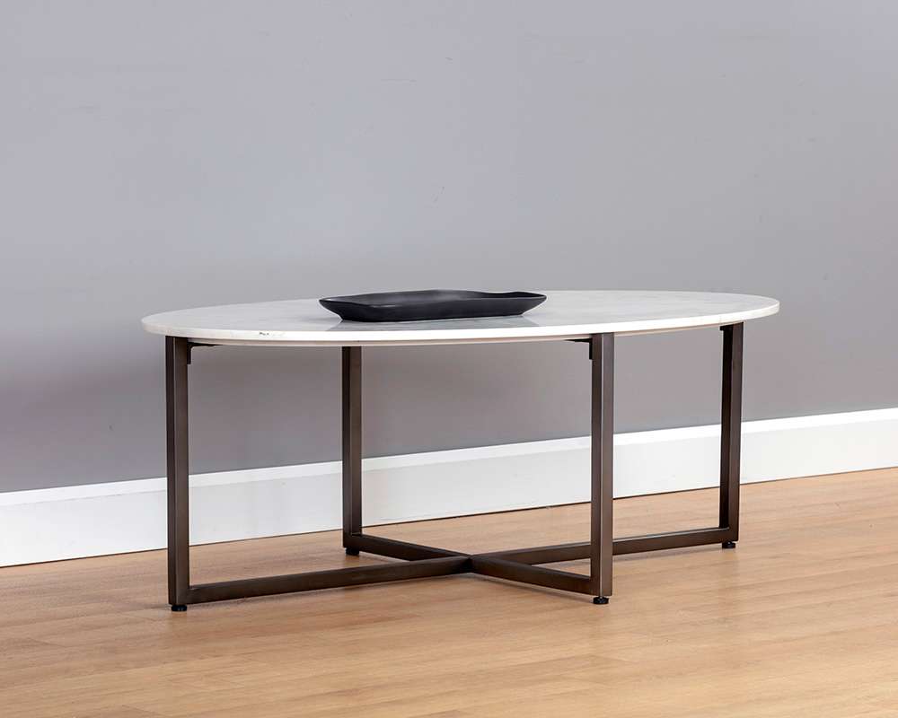Sunpan - Kiara Coffee Table Oval - 106523 veiw 4
