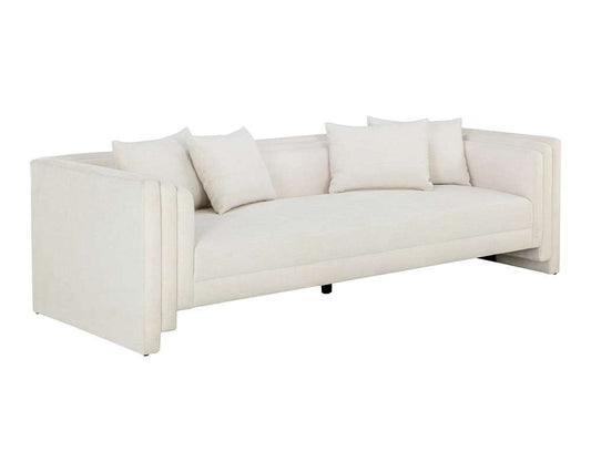 Sunpan - Westport Kira Sofa - Heather Ivory Tweed - 111653 veiw 1