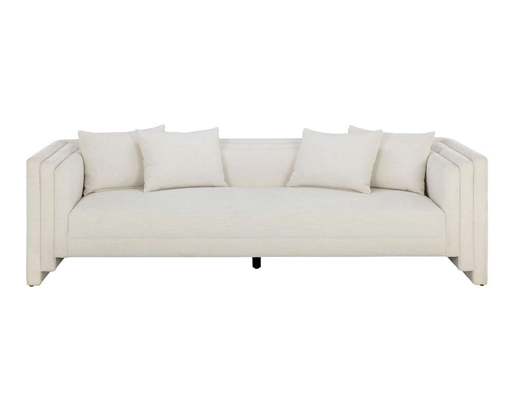 Sunpan - Westport Kira Sofa - Heather Ivory Tweed - 111653 veiw 2