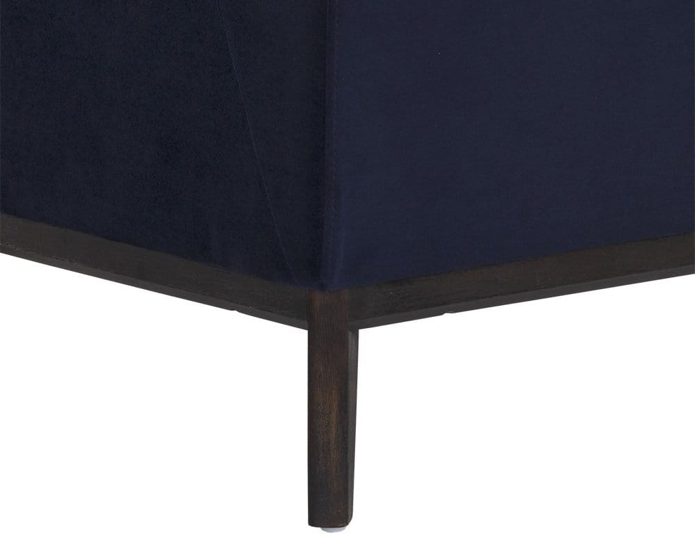 Sunpan - Kosovo Banquette - Brown - Abbington Navy - 111496 view 4