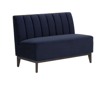 Sunpan - Kosovo Banquette - Brown - Abbington Navy - 111496 veiw 1