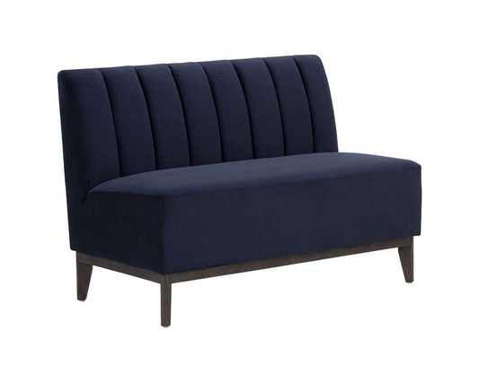 Sunpan - Kosovo Banquette - Brown - Abbington Navy - 111496 veiw 1