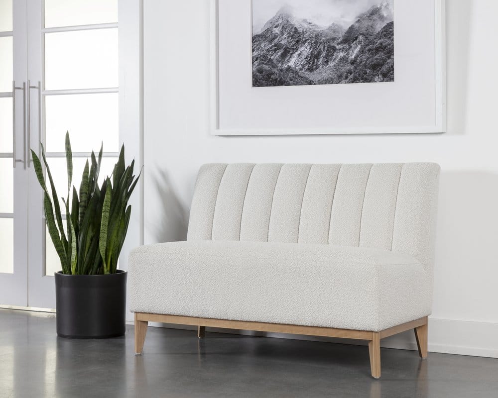 Sunpan - Kosovo Banquette - Natural - Copenhagen White - 111497 view 5
