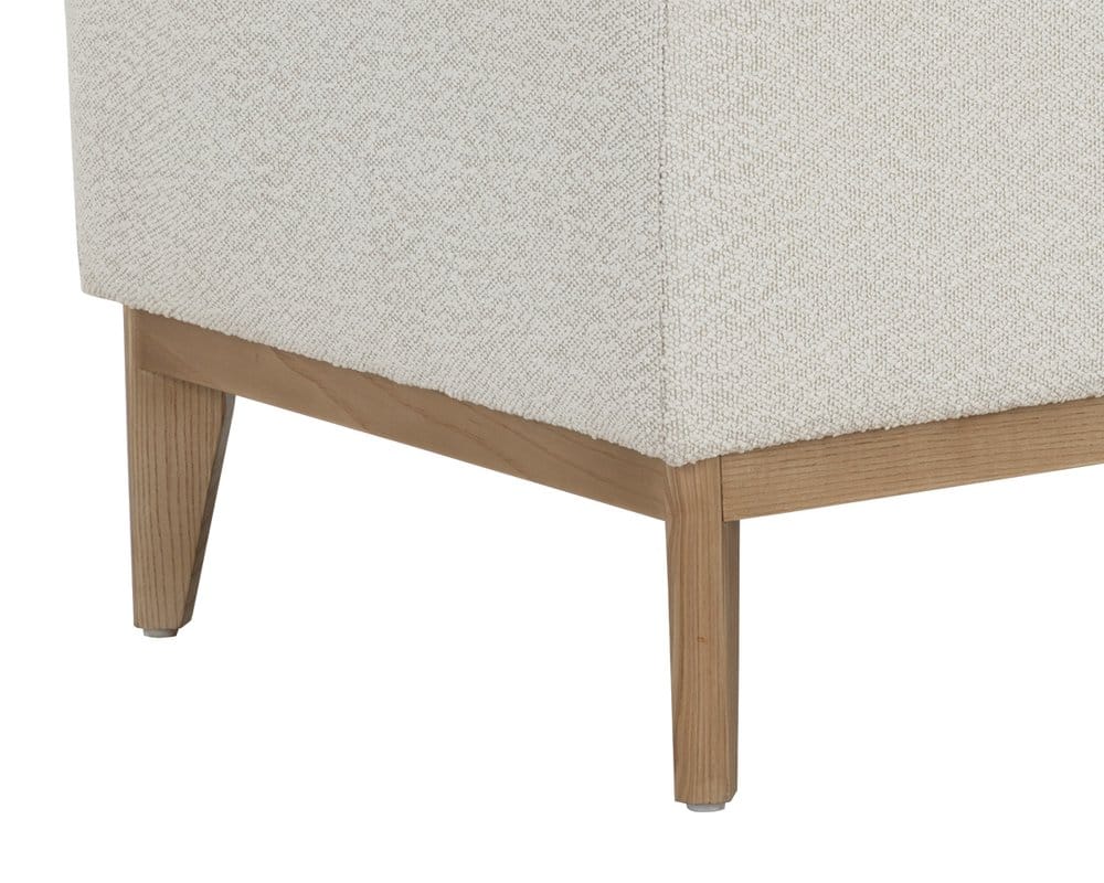 Sunpan - Kosovo Banquette - Natural - Copenhagen White - 111497 view 6