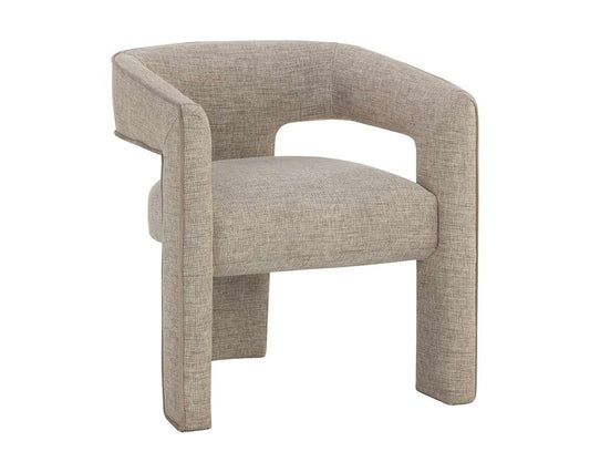 Sunpan - Krasner Dining Armchair - Rhapsody Sand - 109718 veiw 1