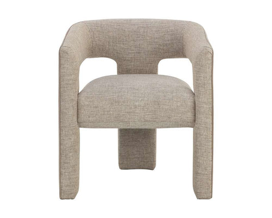 Sunpan - Krasner Dining Armchair - Rhapsody Sand - 109718 veiw 2