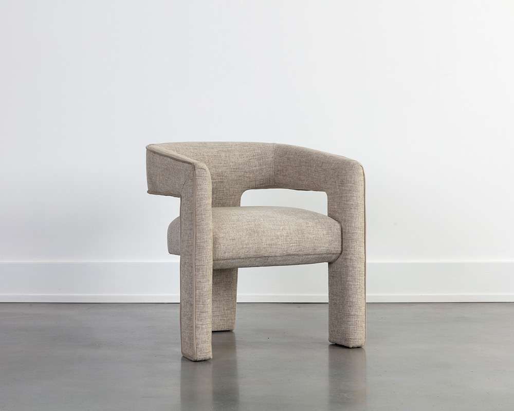 Sunpan - Krasner Dining Armchair - Rhapsody Sand - 109718 veiw 5