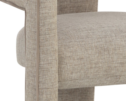 Sunpan - Krasner Dining Armchair - Rhapsody Sand - 109718 view 7
