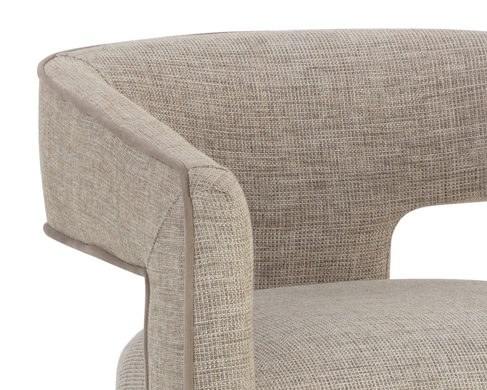 Sunpan - Krasner Dining Armchair - Rhapsody Sand - 109718 view 8