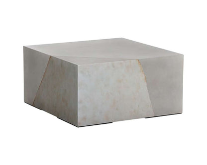 Sunpan - Solterra Kyson Coffee Table - Silver - 105227 veiw 2