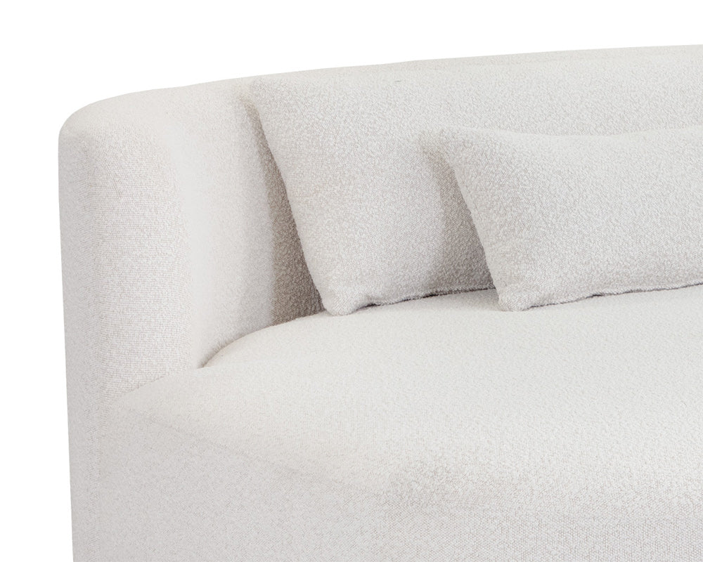 Sunpan - Laken Sofa Chaise Laf - Copenhagen White - 111215 view 6