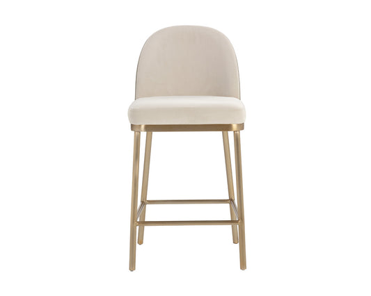 Sunpan - Lavania Counter Stool - Meg Taupe / Porcini Taupe - 111645 view 2