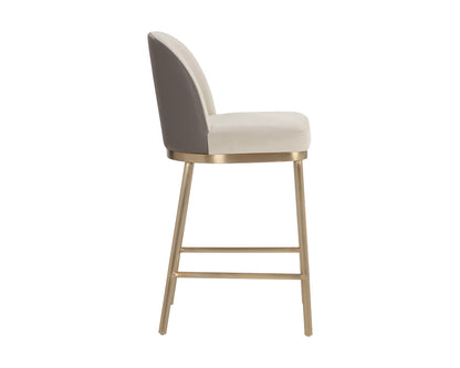 Sunpan - Lavania Counter Stool - Meg Taupe / Porcini Taupe - 111645 view 3
