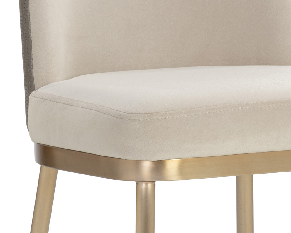 Sunpan - Lavania Counter Stool - Meg Taupe / Porcini Taupe - 111645 view 6