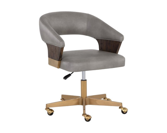 Sunpan - Leonce Office Chair - Bravo Metal - 108157_CLOSEOUT view 1