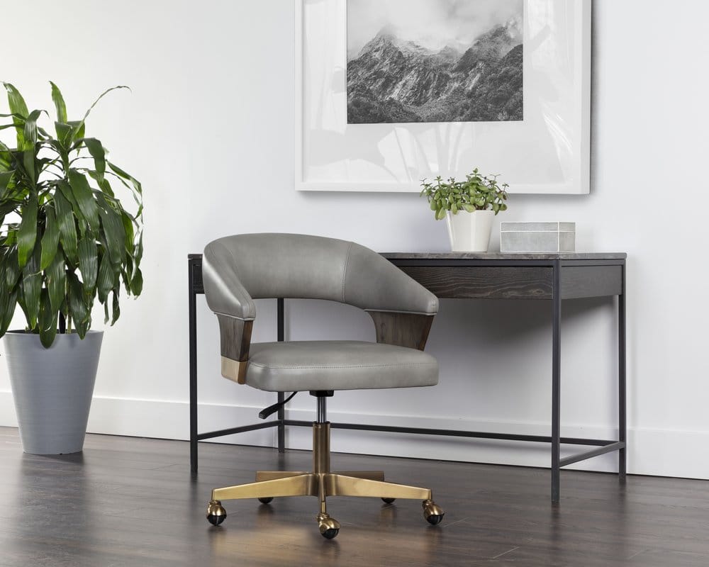 Sunpan - Leonce Office Chair - Bravo Metal - 108157_CLOSEOUT view 5