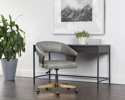 Sunpan - Leonce Office Chair - Bravo Metal - 108157_CLOSEOUT view 5