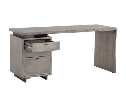 Sunpan - Lewis Desk - Grey - 108480_CLOSEOUT view 3