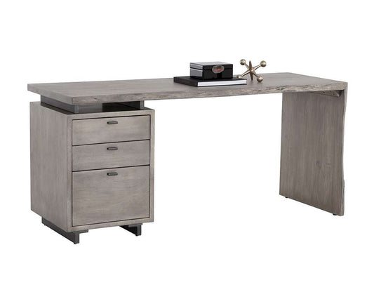 Sunpan - Lewis Desk - Grey - 108480 veiw 1