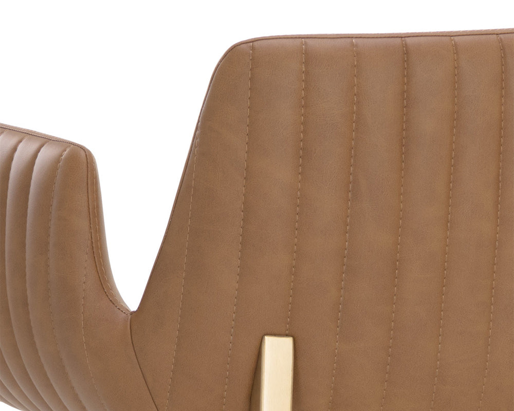 Sunpan - Ikon Lucano Barstool - Milliken Cognac - 111123 view 5