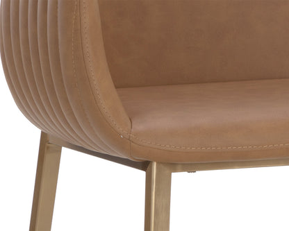 Sunpan - Ikon Lucano Barstool - Milliken Cognac - 111123 view 6