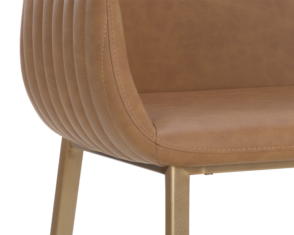 Sunpan - Ikon Lucano Counter Stool - Milliken Cognac - 111122 view 6