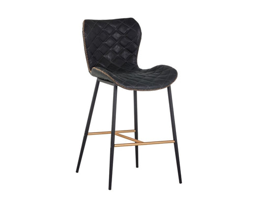 Sunpan - Lyla Counter Stool - Antique Black (Set Of 2) - 104032 view 1