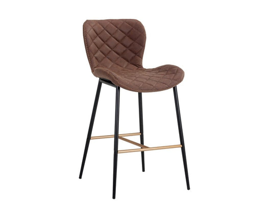 Sunpan - Lyla Counter Stool - Antique Brown (Set Of 2) - 104034 view 1