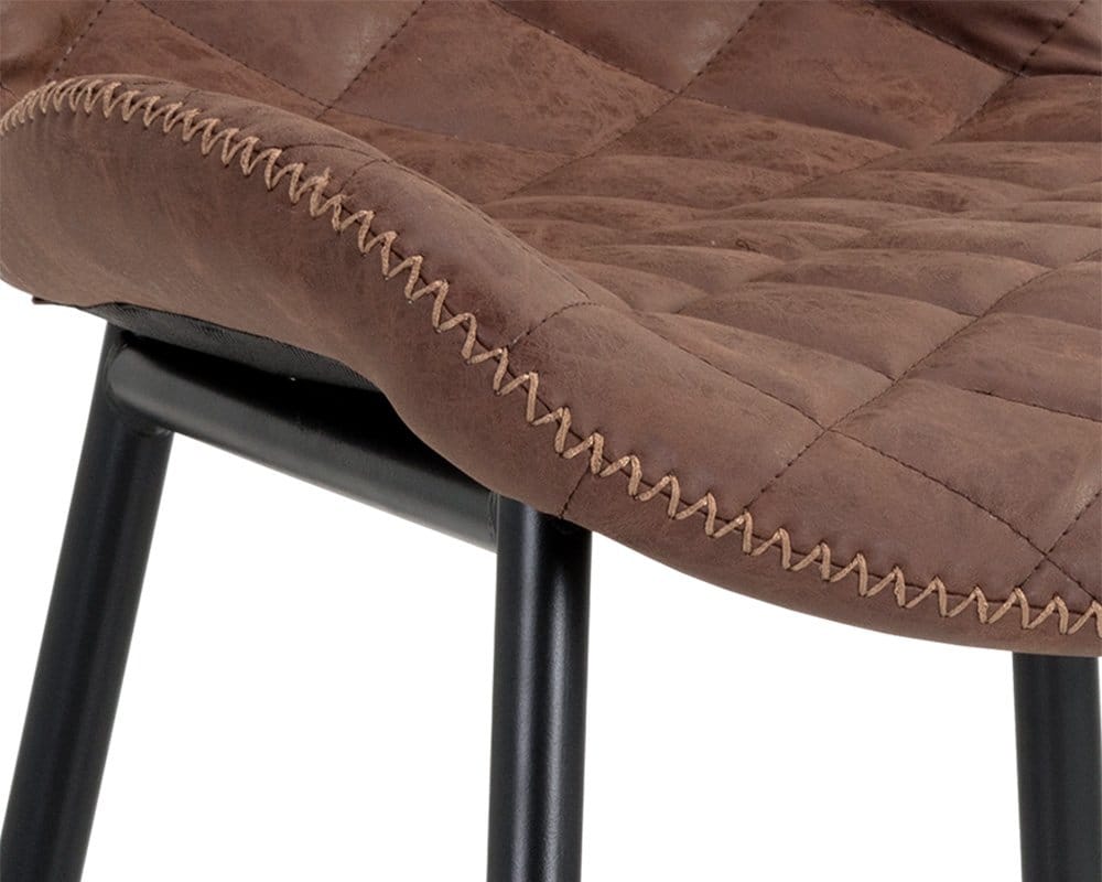 Sunpan - Lyla Counter Stool - Antique Brown (Set Of 2) - 104034 view 5