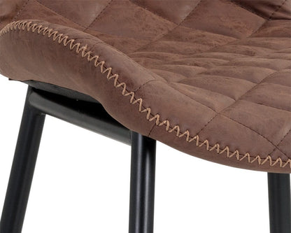 Sunpan - Lyla Counter Stool - Antique Brown (Set Of 2) - 104034 view 5