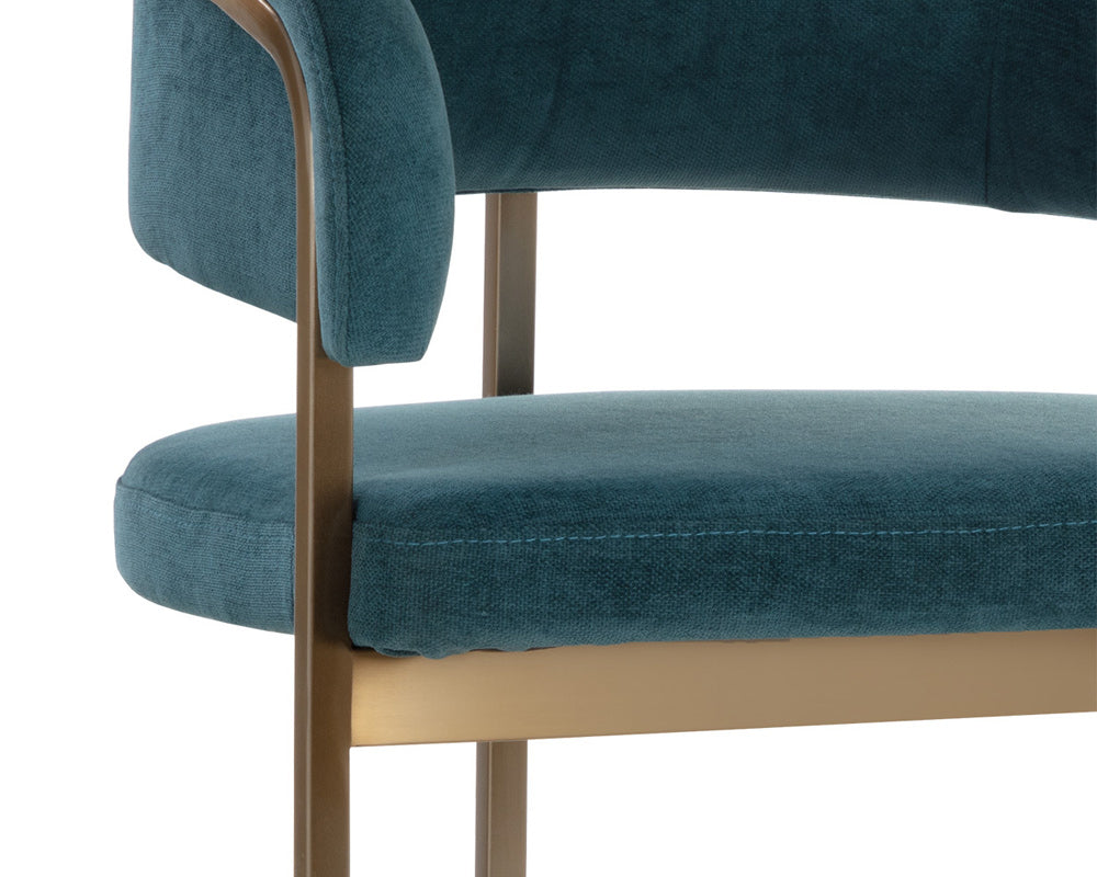 Sunpan - Ikon Marris Counter Stool - Gold - Danny Teal - 109748 view 6