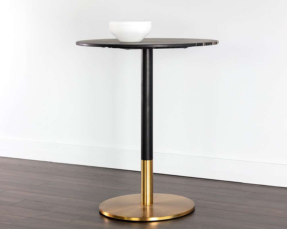 Sunpan - Ikon Massie Bar Table - Black Marble - 105681 veiw 4