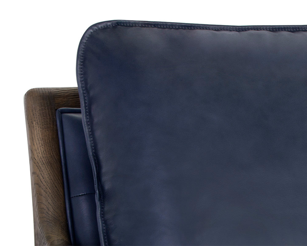 Sunpan - Westport Mauti Armchair - Distressed Brown - Cortina Ink Leather - 110573_CLOSEOUT view 6