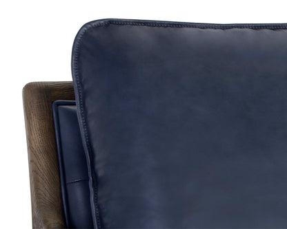 Sunpan - Westport Mauti Armchair - Distressed Brown - Cortina Ink Leather - 110573_CLOSEOUT view 6