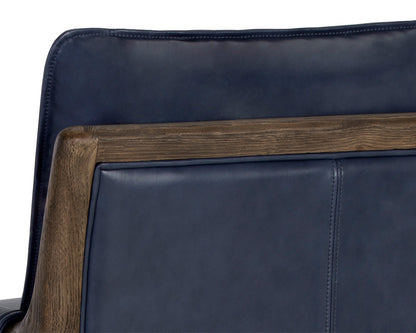 Sunpan - Westport Mauti Armchair - Distressed Brown - Cortina Ink Leather - 110573_CLOSEOUT view 7