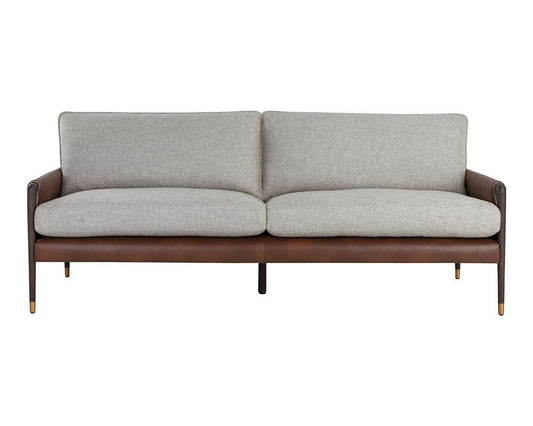 Sunpan - Westport Mauti Sofa - Brown - Vault Fog / Bravo Cognac - 110574 veiw 2
