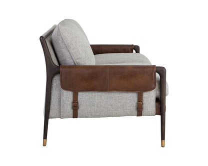 Sunpan - Westport Mauti Sofa - Brown - Vault Fog / Bravo Cognac - 110574 veiw 3