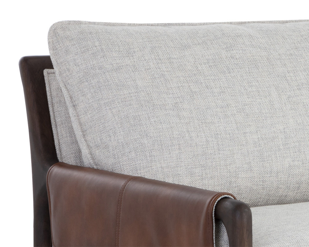 Sunpan - Westport Mauti Sofa - Brown - Vault Fog / Bravo Cognac - 110574 view 5