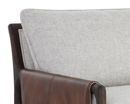 Sunpan - Westport Mauti Sofa - Brown - Vault Fog / Bravo Cognac - 110574 view 5