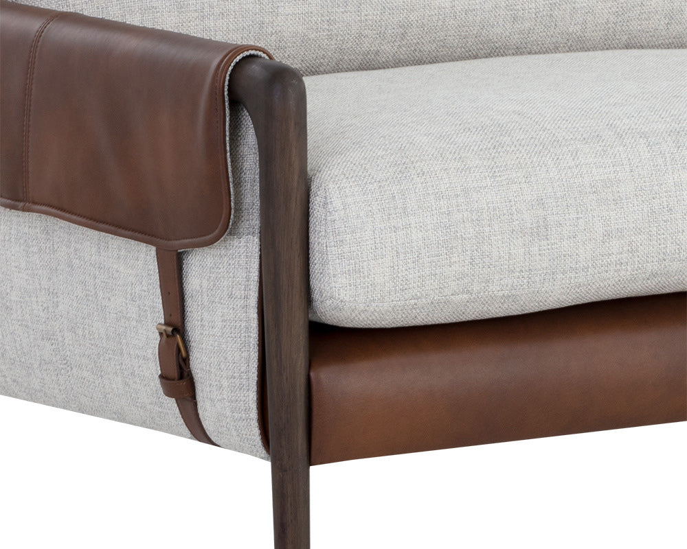 Sunpan - Westport Mauti Sofa - Brown - Vault Fog / Bravo Cognac - 110574 view 6